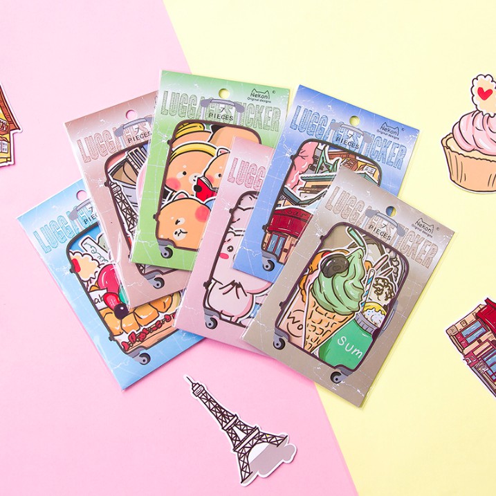 STICKER DÁN VALI CHỐNG NƯỚC NHIỀU CHỦ ĐỀ