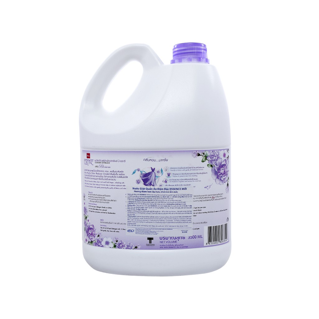 Nước giặt Essence khử mùi ẩm mốc hương blossom can (bình) 3.5 lít