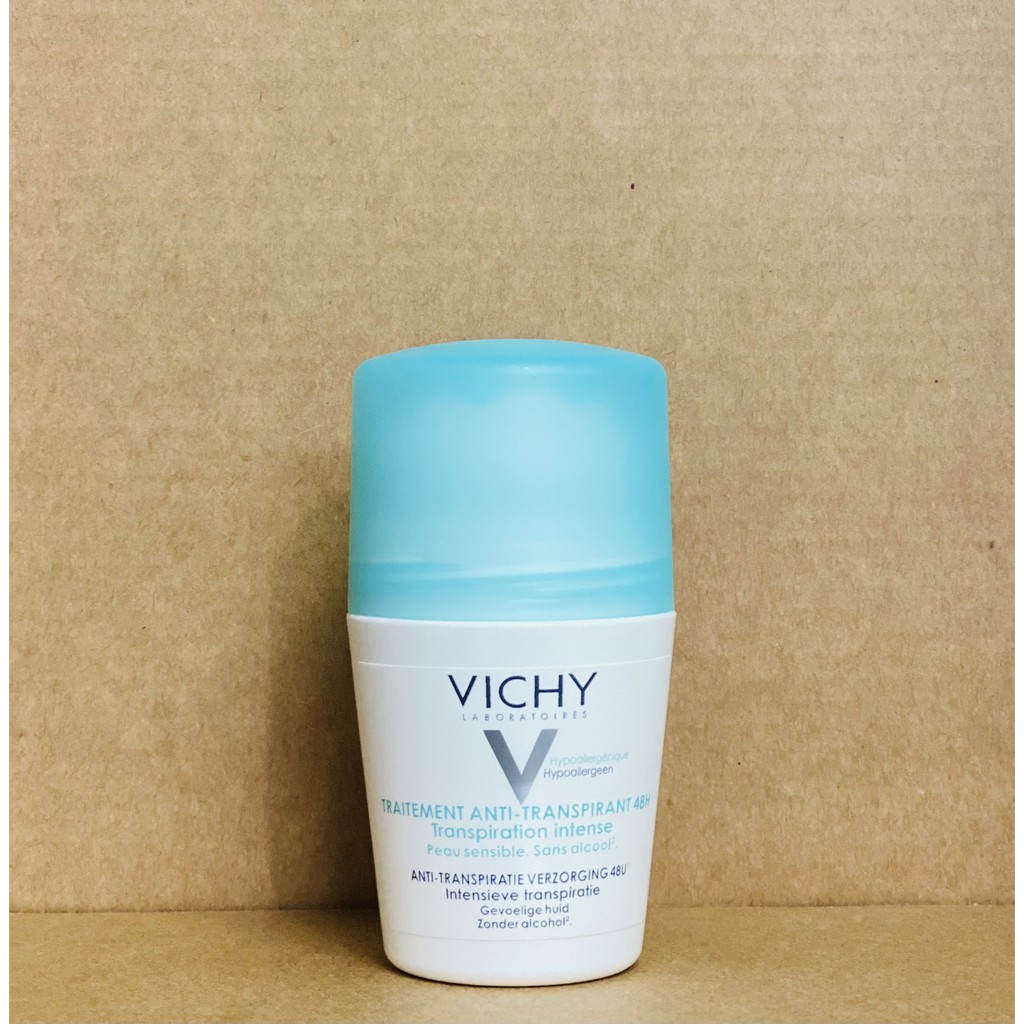 Lăn nách Vichy 48H Chính hãng Pháp lăn khử mùi Vichy nam nữ