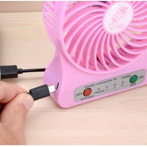QUẠT SIÊU TỐC 3 CHẾ ĐỘ TẶNG PIN SẠC