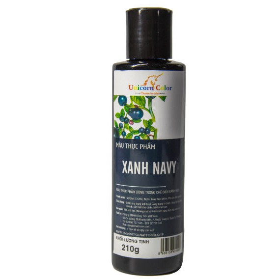 Màu thực phẩm siro Unicorn- XANH NAVY