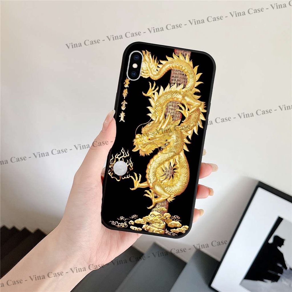 Ốp kính Rồng cho iPhone 7/8 Plus - iPhone X/Xs - iPhone XR - iPhone Xsmax - iPhone 11 - iPhone 11Pro - iPhone 11 Pro Max