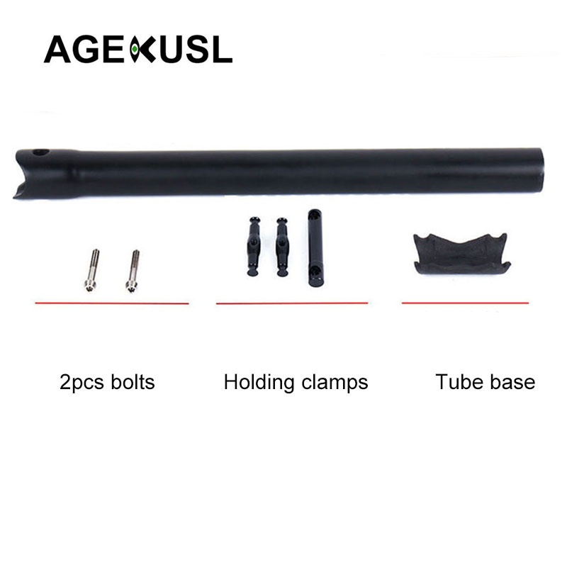 Eskusl Cốt Yên Xe Đạp Gấp Ba Khúc Bằng Sợi carbon Cho brompton 3 sixty fnhon united mtb 31.8mm 33.9mm 580mm
