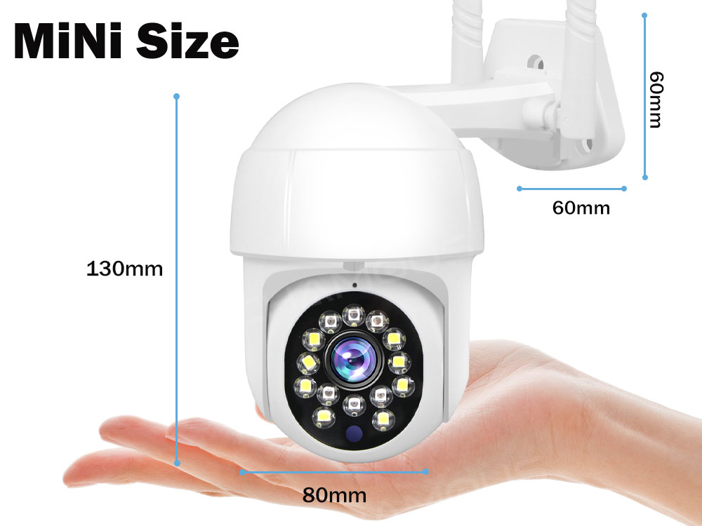 EVKVO - Theo dõi tự đ - Tầm nhìn ban đêm đầy đủ - Yoosee APP FHD 3MP WIFI CCTV Camera Rotate Waterproof Wireless Outdoor PTZ IP Camera CCTV Home Security CCTV Two-Way Audio Surveillance Camera Motion Detection Alarm PTZ Camera IP CCTVCTV Two-Way Audio Sur