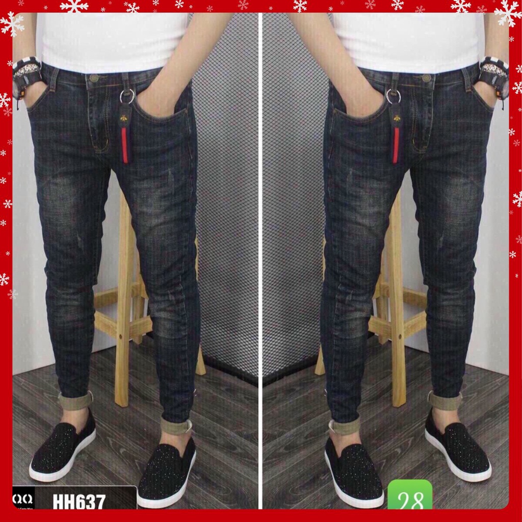 Quần jean nam 💥Freeship💥  Quần Jean Nam, Quần rin chất bò cao cấp Ống Đứng Dáng Cao Basic HA24