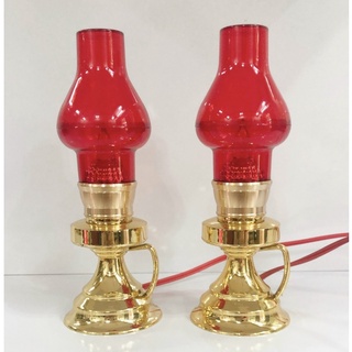 Đèn led trang trí bàn thờ kiểu đèn dầu - Đèn thờ cúng,bàn thờ tổ tiên, ông bà, thờ phật, ông địa, thần tài