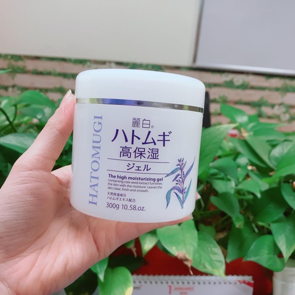 Kem Dưỡng Ẩm Trắng Da Hatomugi Kumano Moisturizing &amp; Conditioning The Milky Cream 300gr