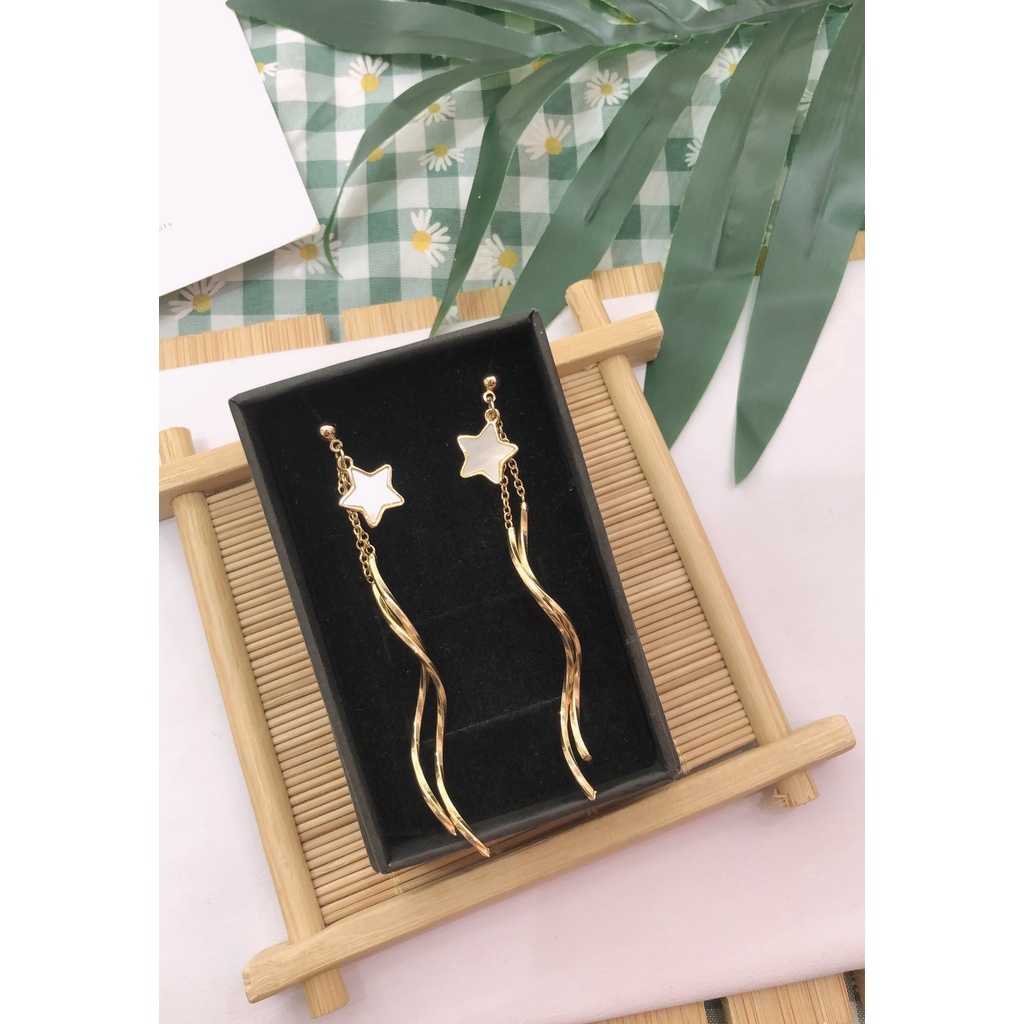 Bông Tai Nữ Cao Cấp ERASHOP 075575 - Ngôi Sao Dây Xoắn Sang Chảnh, Phù Hợp Đi Tiệc, Đi Chơi, Siêu Rẻ Đẹp