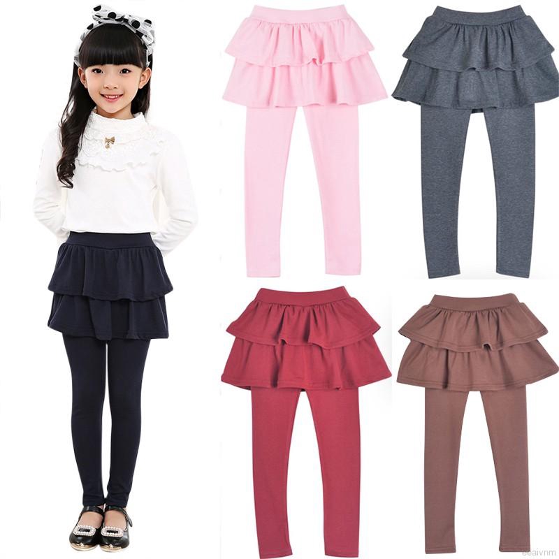 Váy quần phong cách Hàn Quốc xinh xắn dành cho bé gái