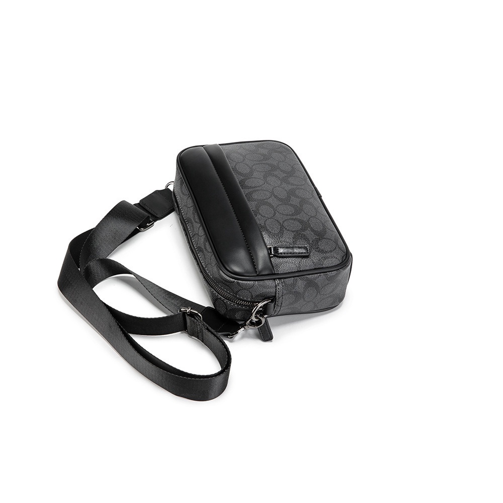 TBAG-TÚI ĐEO CHÉO NAM NỮ DA CAO CẤP KẺ SỌC THỜI TRANG DÂY ĐEO RỜI