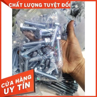combo 50 bù long con tán M6,bulong tán bộ