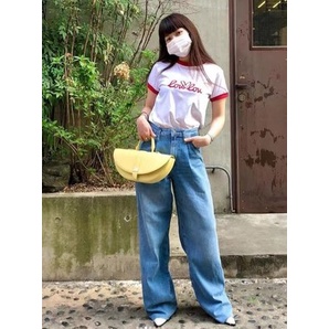 IVE Jang Won Young  Thun Nữ Ngắn Tay In Hình Trái Tim Phong Cách Vintage