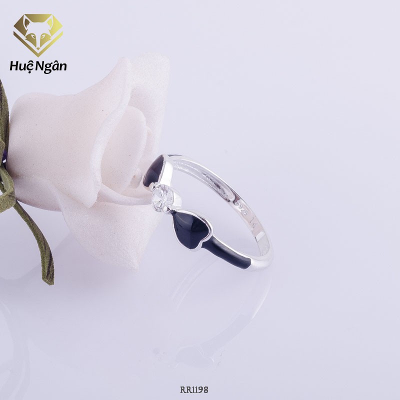 Nhẫn bạc Ý 925 Huệ Ngân - Nơ xinh RR1198