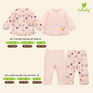 Set 2 áo/ 2 quần Thu Đông Lullaby 2019