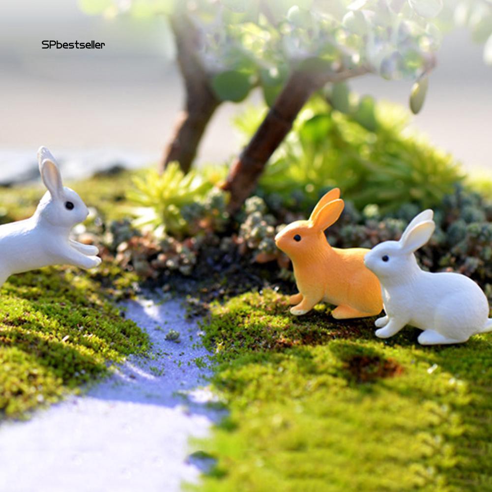 Phụ kiện trang trí tiểu cảnh hình chú thỏ đáng yêu