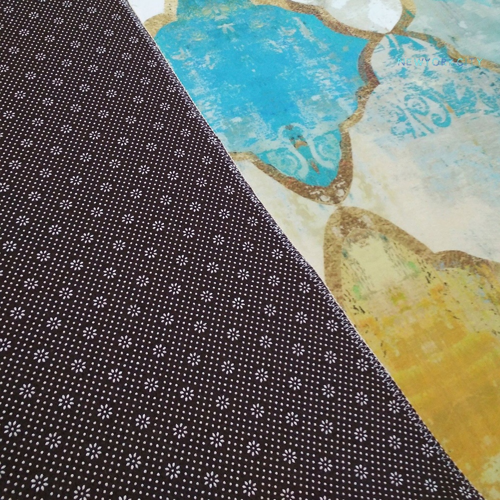 Thảm Chùi Chân Chống Trượt Họa Tiết Hình Học Trang Trí Nhà Cửa