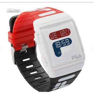 Đồng Hồ Thể Thao Fila Mặt Vuông Dây Silicone Thời Trang Cho Nam Nữ