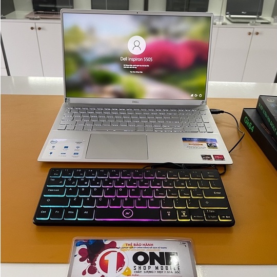 Bàn Phím Mini GNet Gk64 Chính Hãng, Có led phím đa sắc, tương thích mọi hệ điiều hành, siêu gọn nhẹ .