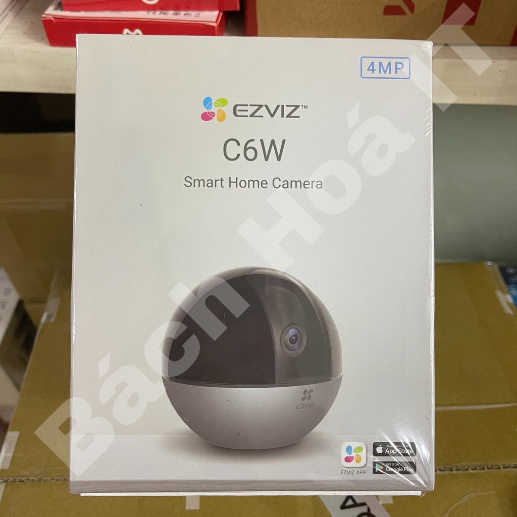 Camera Xoay IP WIFI 4M 2K EZVIZ C6W quay quét 360 độ Chính Hãng, bảo hành 24 tháng