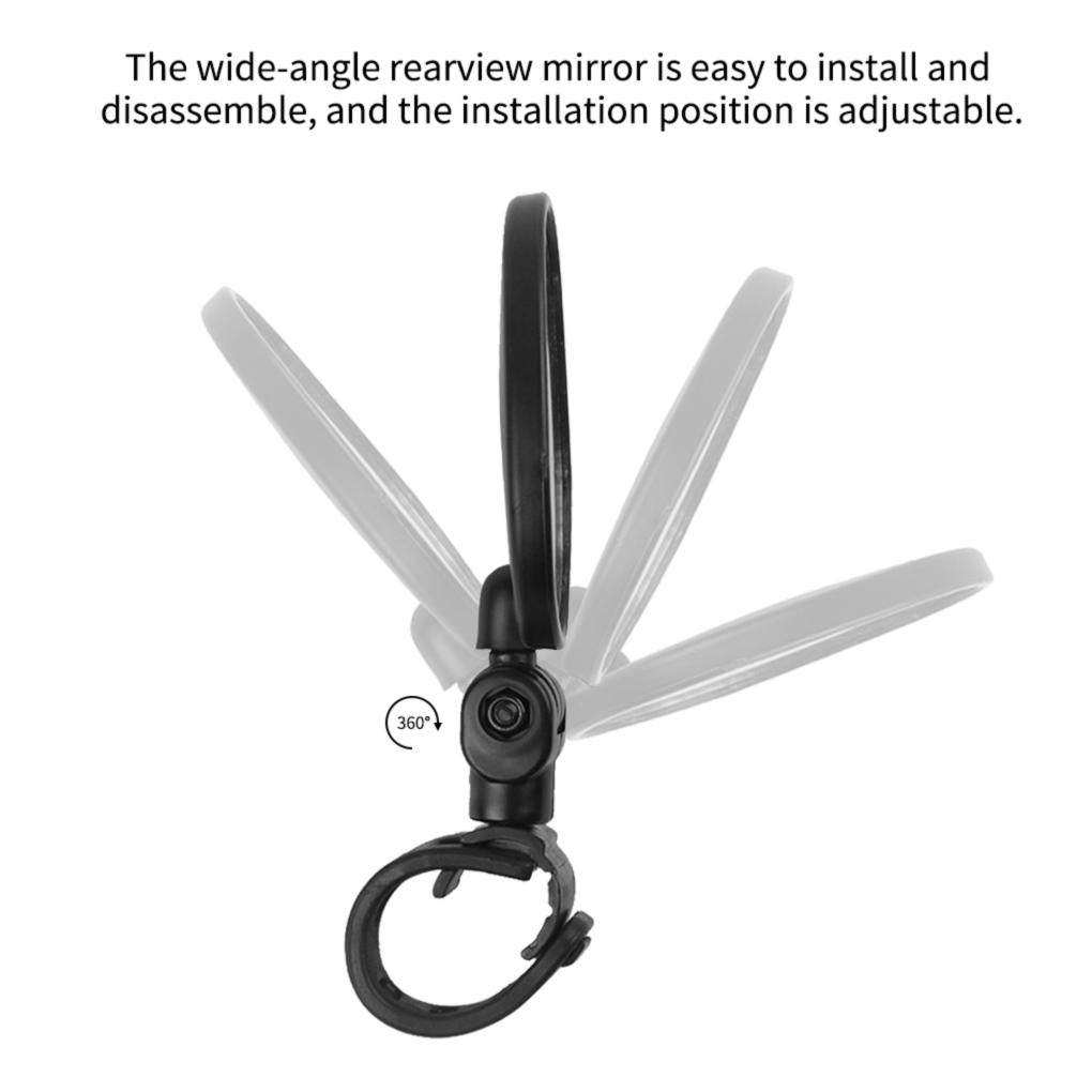 [MAPD] Gương Chiếu Hậu Acrylic Góc Rộng Mượt Mà Thích Hợp Cho Xe Đạp