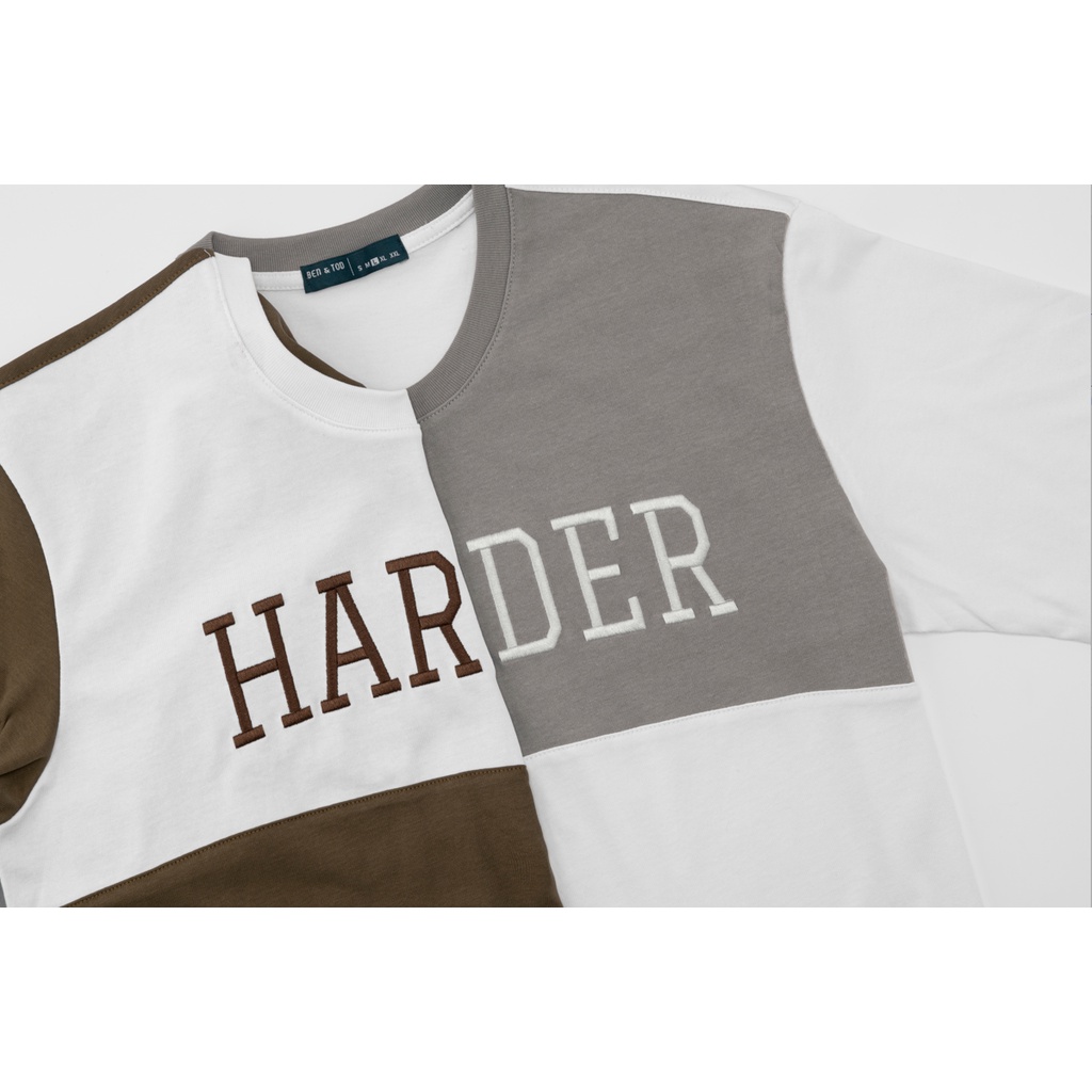 Áo thun nam cổ tròn BEN&amp;TOD R1210BB078 vải cotton 100%, da cá, cao cấp, nam tính, trẻ trung, thanh lịch