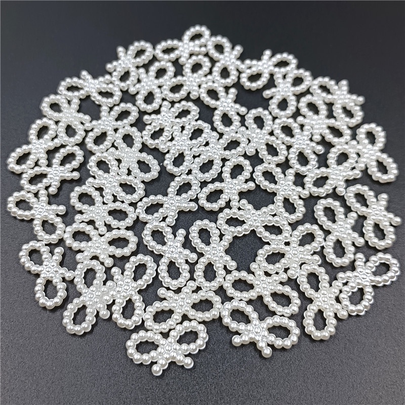 Bộ 40 Hạt Nhựa ABS Hình Ngôi Sao/ Trái Tim/ Bông Hoa/ Hình Học Nhiều Màu Sắc Dùng Để Trang Trí Móng