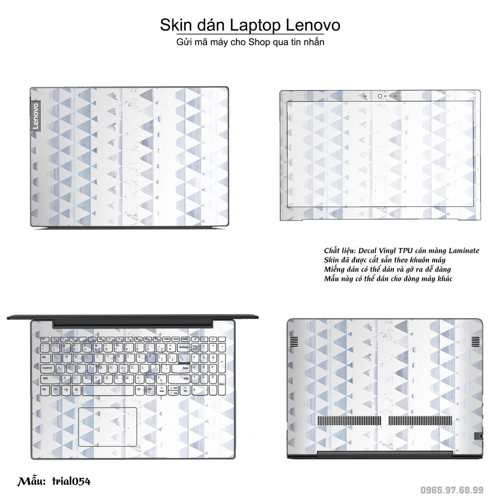 Skin dán Laptop Lenovo in hình Đa giác bộ 9 (inbox mã máy cho Shop)