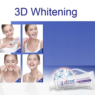 Kem đánh răng Crest 3D Brilliance - vỏ bạc