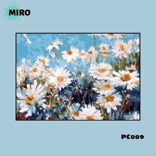 Tranh tô màu theo số cúc họa mi Tranh số hóa Miro PC009