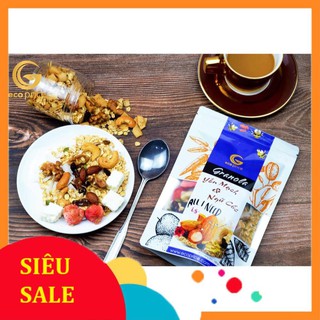 Độc quyền - granola ngũ cốc ăn kiêng đậu hạt mix sữa chua sấy khô và hoa quả trái cây sấy khô- granola ăn kiêng giảm cân