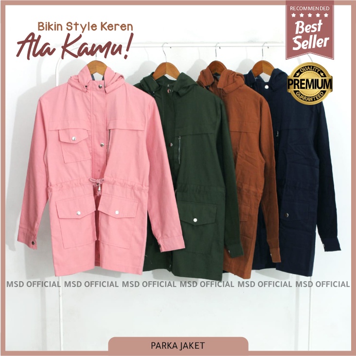 Áo Khoác Parka Có Nón Chất Liệu Cotton Cao Cấp Phong Cách Hàn Quốc Cho Nữ Giới