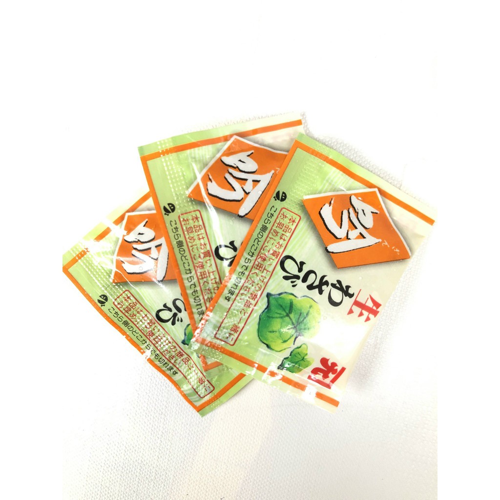 [GIAO HỎA TỐC 2 GIỜ] Mù tạc gói - Nước tương gói - Gừng gói - Hàng Nhật - Gói mini tiện lợi