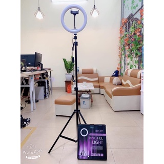 Đèn Livestream size 26 30 36 45 54 cm và chân 2m1 Hỗ Trợ Chụp Ảnh Livestream Quay Video Bán Hàng Spa Thẩm Mỹ