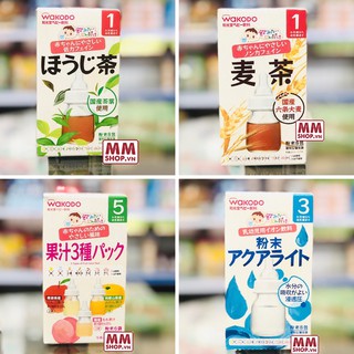 Trà wakodo lúa mạch, hoa quả, trà xanh, điện giải