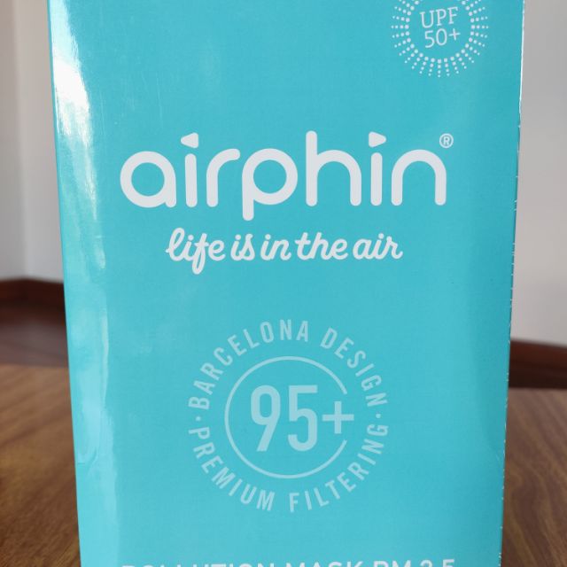 Khẩu Trang Airphin Chống Bụi Mịn ô nhiễm PM 2.5_Đủ size đủ màu