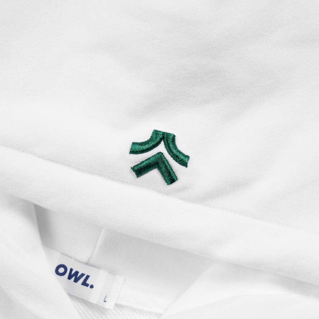 [Mã LTP50 giảm 50000 đơn 150000] OWL BRAND® Essential Hoodie - Áo khoác chui đầu có mũ màu Trắng | BigBuy360 - bigbuy360.vn