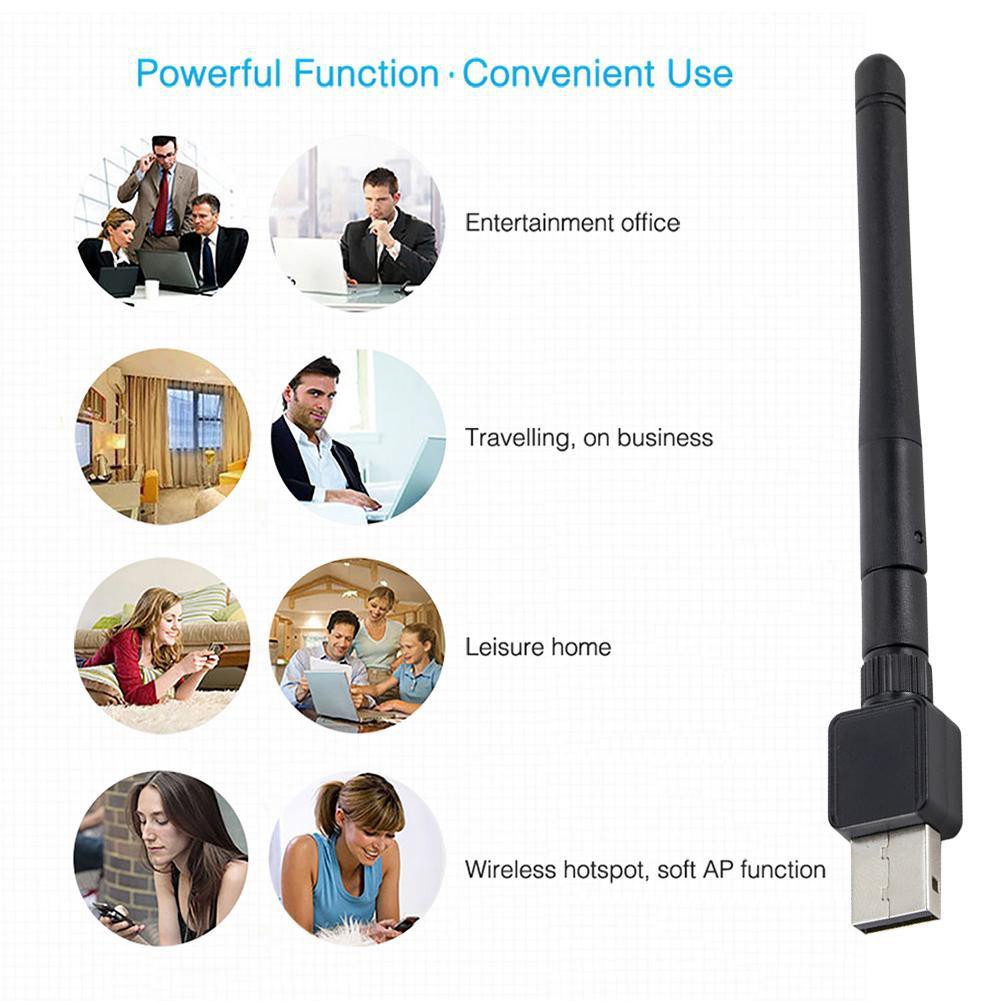 Usb Thu Sóng Wifi 150mbs 2db Dongle 802.11b / N / G Thẻ | BigBuy360 - bigbuy360.vn
