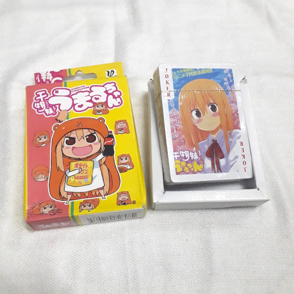 Bài tây anime UMARU- 52 lá bài hình khác nhau