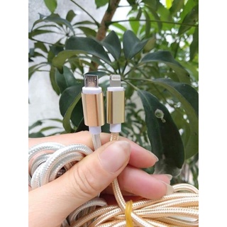 [ GIÁ HUỶ DIỆT] Dây Sạc IPhone, Android Dài 3M Bọc Dù Siêu Bền