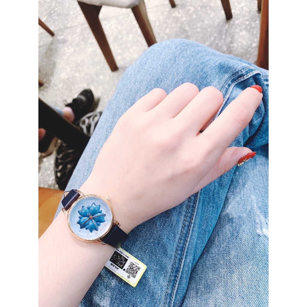 Đồng Hồ Julius Nữ Hàn Quốc JA-1000 Xanh | BigBuy360 - bigbuy360.vn