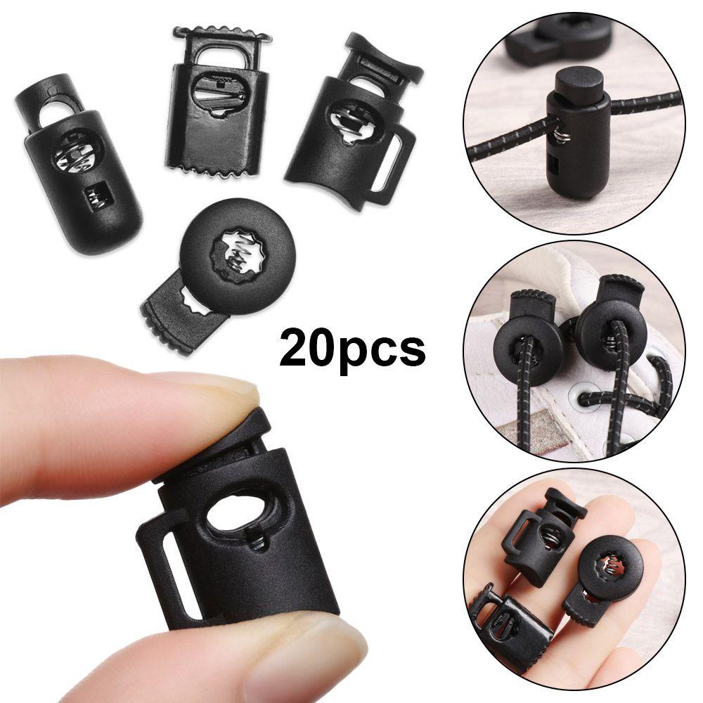 20 Kẹp Nhựa Màu Đen Nhiều Kiểu Dáng Dùng Trong Thể Thao