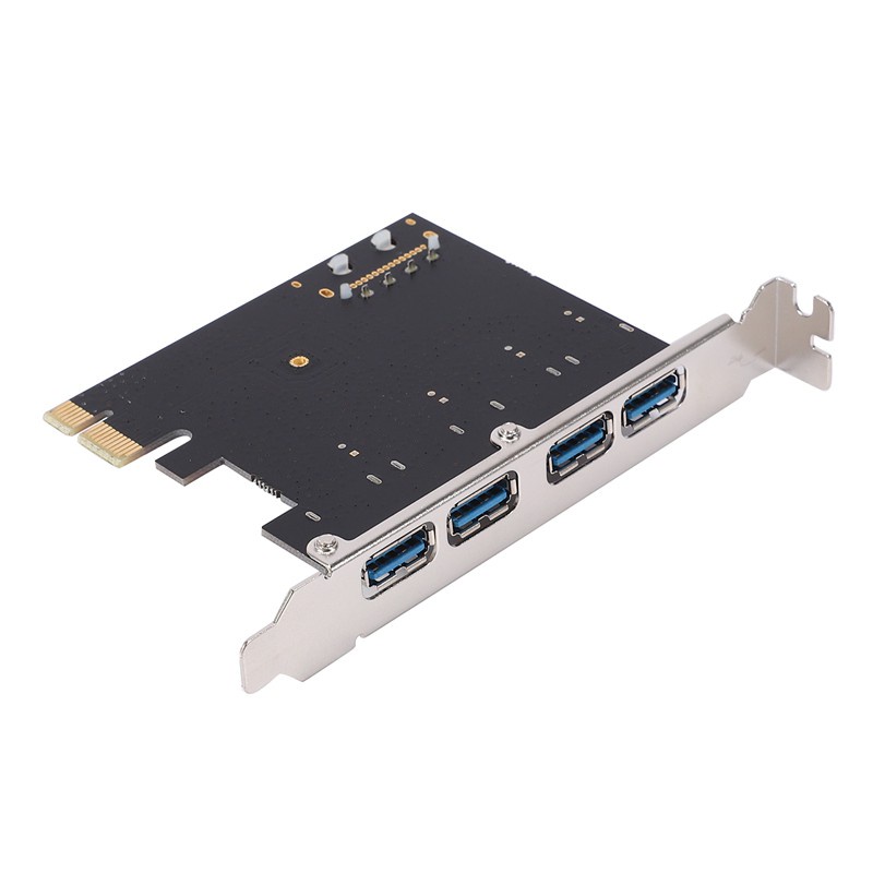 3.0 PCI-E to USB Adapter Card Built-in Desktop Expansion Card 4-Port High-Speed 3.0USB PCIe USB 3.0 Hub Adapter