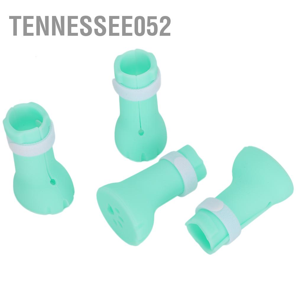 Bộ 4 Vỏ Bọc Bảo Vệ Móng Chân Mèo Chống Cào Tiện Dụng Giày Bốt