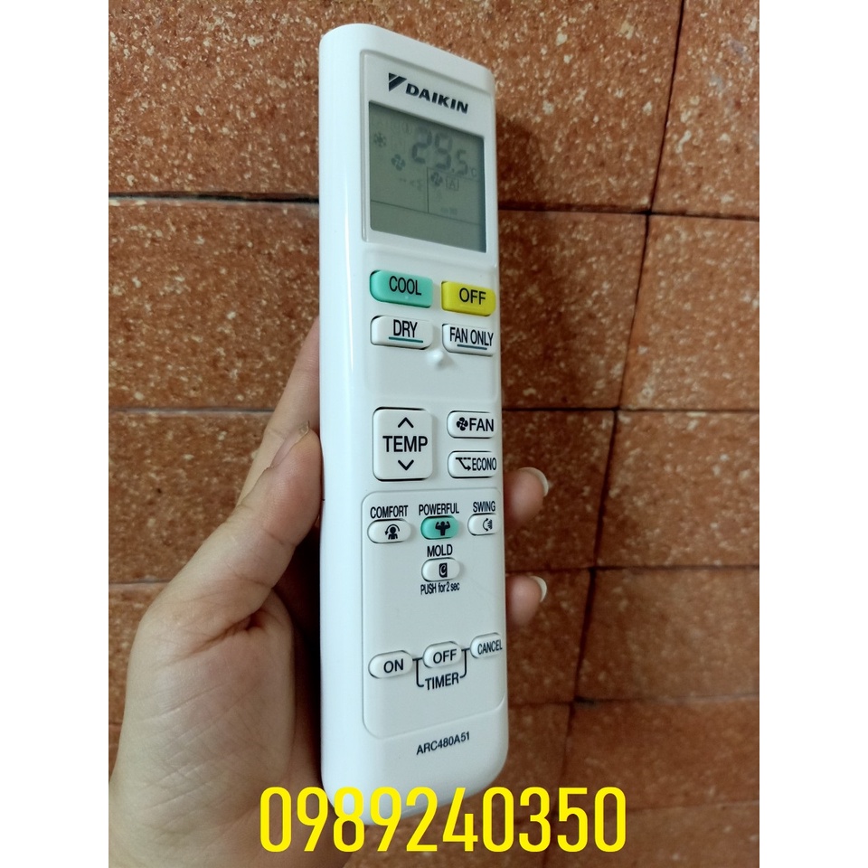Điều khiển điều hòa Daikin chính hãng