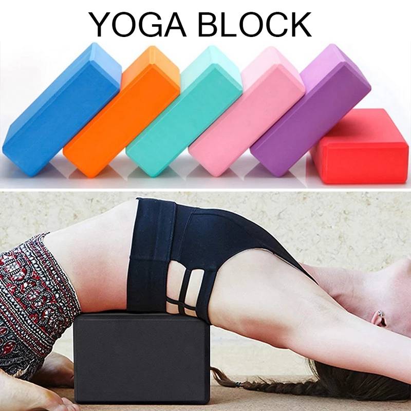 Yoga Brick Eva Yoga Block Colorful Foam Block Bolster Yoga Exercise Workout Training Bodybuilding Equipment Yoga Cushion