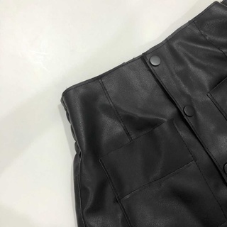 Váy quần da [Ảnh thật shop chụp]