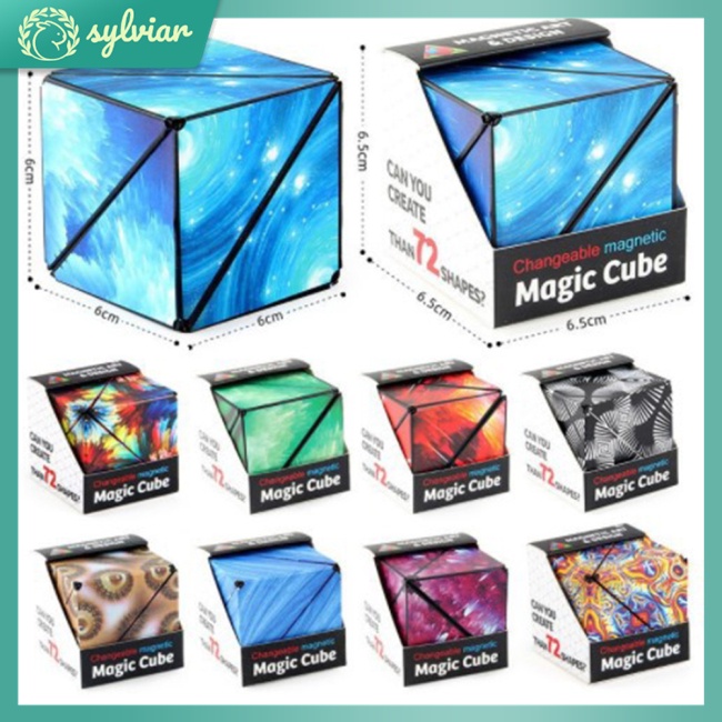 Đồ Chơi Khối Rubik 3d Từ Tính Nhiều Kiểu Dáng Độc Đáo Cho Bé