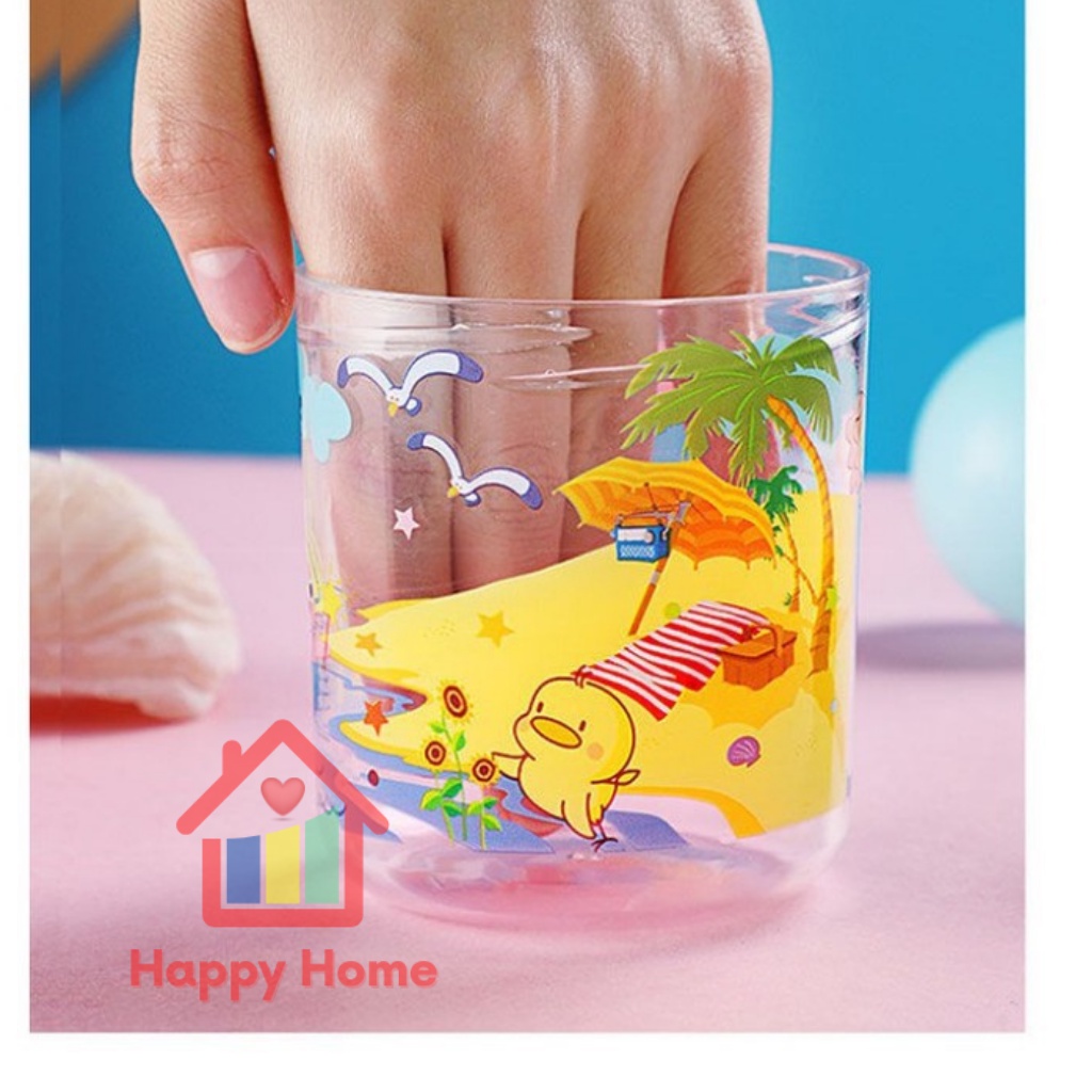 Bình uống sữa, nước trái cây thông minh chống sặc hình cá heo phun nước Happy Home