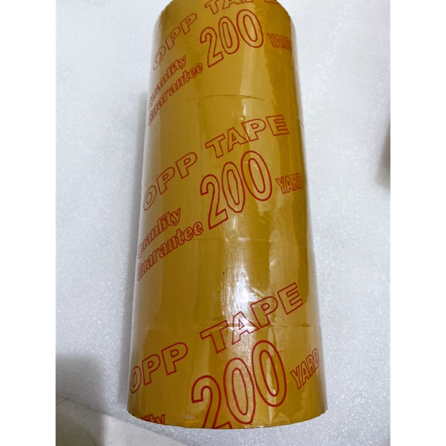 Băng keo đục 200y lõi siêu mõng 4ly 1 cây 6 cuộn