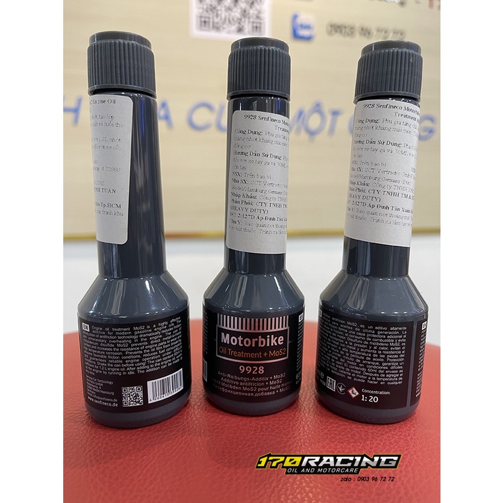 (HCM) Phụ Gia Nhớt Công Nghệ NaNo SENFINECO 9924  Mos2 Molibden Cực Kỳ Hiệu Quả . Sử Dụng Cho 3 Lít Nhớt Dung Tích 60 ML